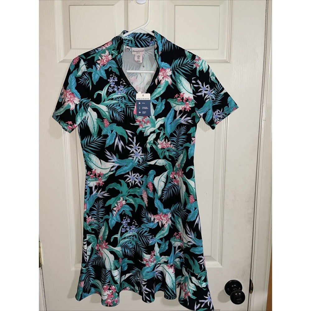Tommy Bahama ‎ Golf dress women's s Short Sleeves Stretch  , NWT Tropical